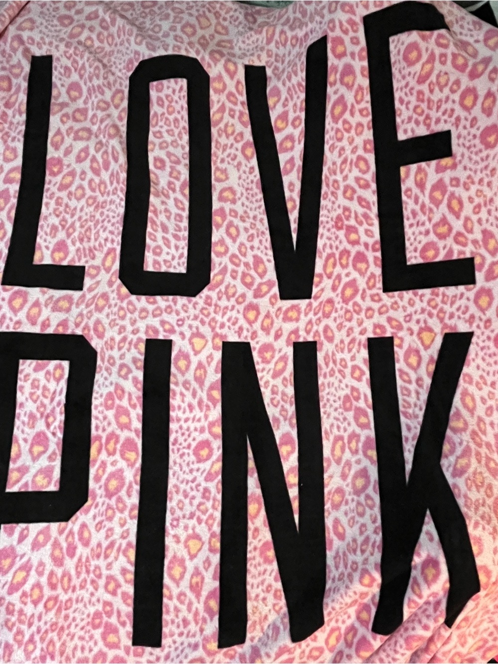 PINK Victoria’s Secret Rare HTF 2013 Pink Leopard Print Stadium Blanket